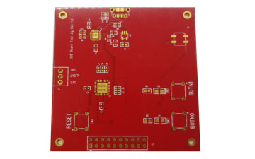 Mặt nạ hàn đỏ mặt đơn ENIG PCB Board