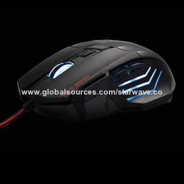 Optical Wired Powerful and Cool 7D Game Mouse, Intelligent Power Saving Function