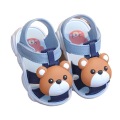 PVC Soft Baby Slippers Cartoon Sandalias para niños para niños pequeños