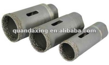 Vacuum brazed diamond core drill bit for granite,marble
