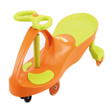 Carro de brinquedo de balanço infantil com roda de flash