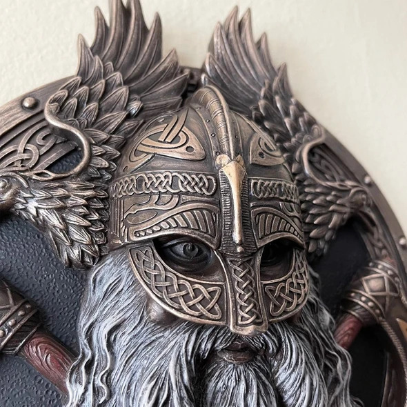 Viking Berserker Double Ax Wall Art