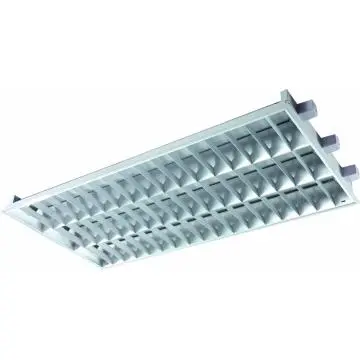 Grille Fluorescent Lighting Fixture
