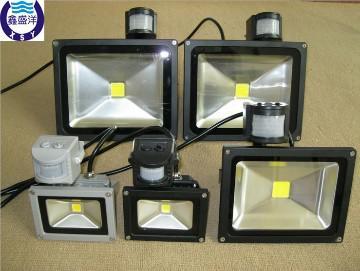 50W IP65 Motion Sensor LED Floodlight with CE RoHS,3 years warranty