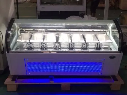 Hotel Commercial Ice Cream Refrigerator/Ice Cream Counter Refrigerators/Ice cream Display Refrigerator