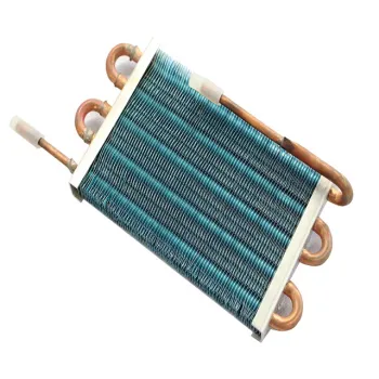 Copper tube evaporator finned hydrophilic foil condenser for water dispenser