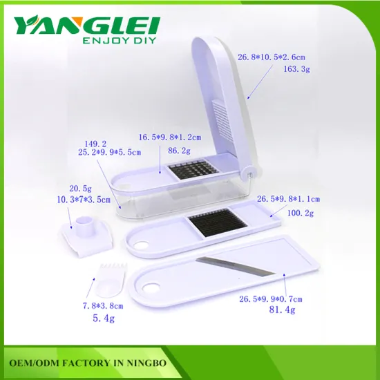 Nicer Container Fusion Chopper Peeler Vegetable Fruit Cutter