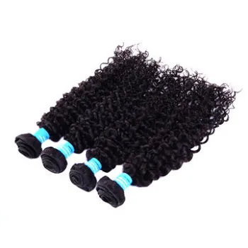 Top quality kinky curly 5 A grade unprocessed virgin Indian hair weaves