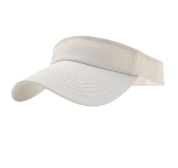 Coup de broderie personnalisée Hat de visière extérieur - Capuchon de soleil réglable pour les hommes et les femmes