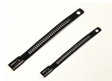 Stainless Steel Epoxy Coated Cable Tie Lddder Single Barb Lock
