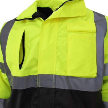 Chaqueta bomber de seguridad reflectante de invierno