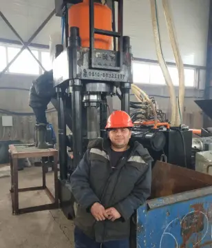 Hydraulic Auto Aluminum Residue Briquetting Press Machine