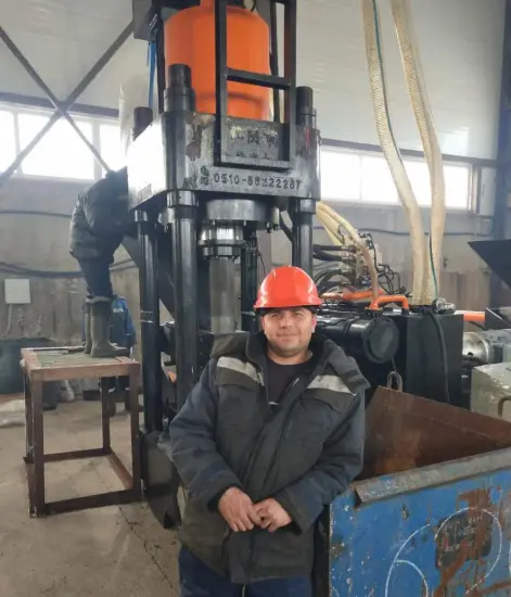 Hydraulic Auto Aluminum Residue Briquetting Press Machine