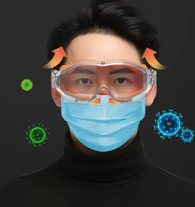 Impact Resistant Safety Glasses - Dustproof Industrial Eyewear for Eye Protection