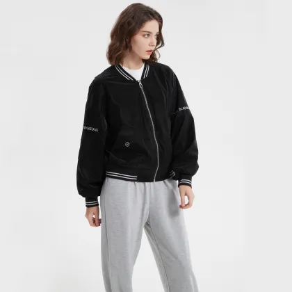 American High Street Embroidery Baseball Uniform Jacket