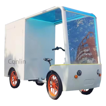 Không phát thải xe đạp ECARGO 4 bánh cho giao hàng dặm cuối - Không cần giấy phép