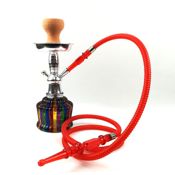 Mini compact hukka shisha aluminum hookahs for small bar