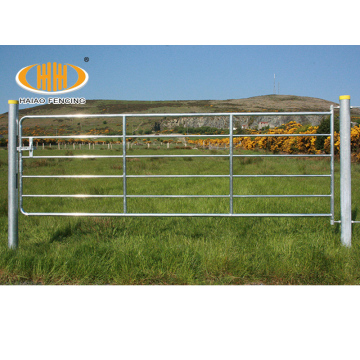 galvanized agricultural livestock field main farm gate