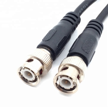 BNC Male Connectors 50 Ohm RG58 Coaxial Cable - Black