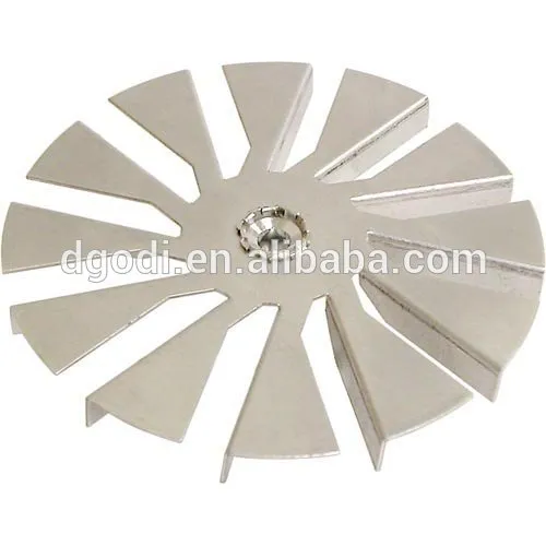 Custom make vacuum fan blades and types of fan blades