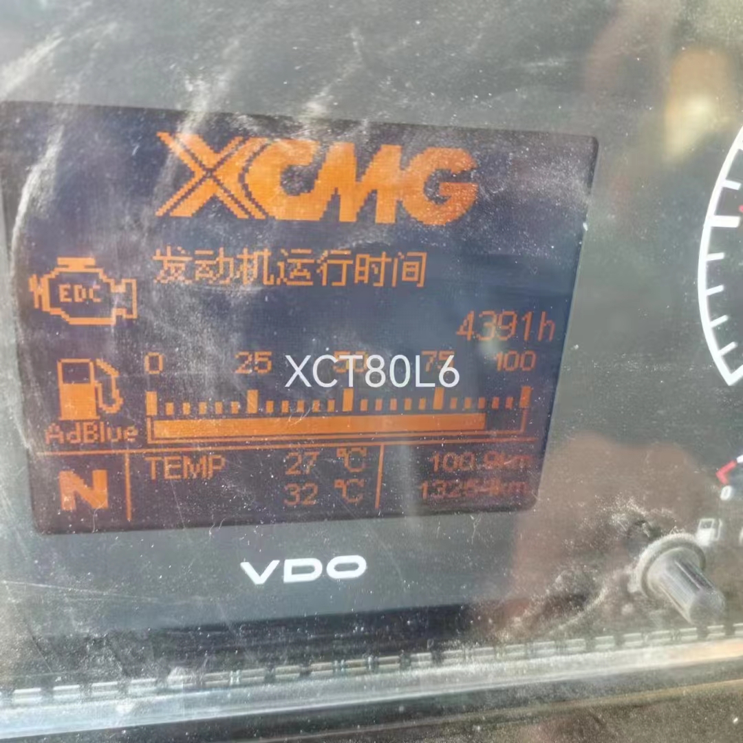 XCMG used truck crane XCT80L6