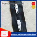 Nylon zipper head for front placket