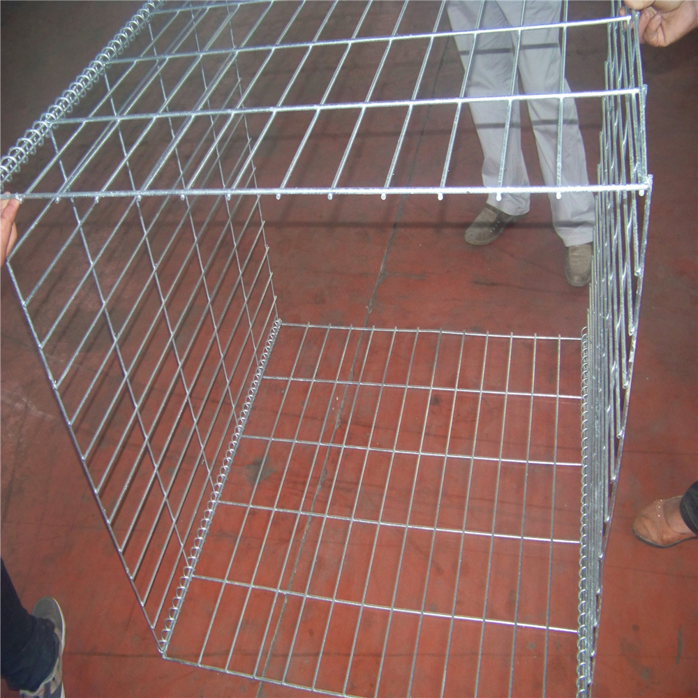 Wire Mesh Box Galvanized Gabion Basket Retaining Wall