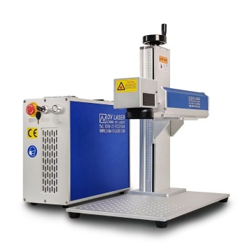 Laser Metal Marking Machine for Titanium Black Color Marking and Deep Engraving