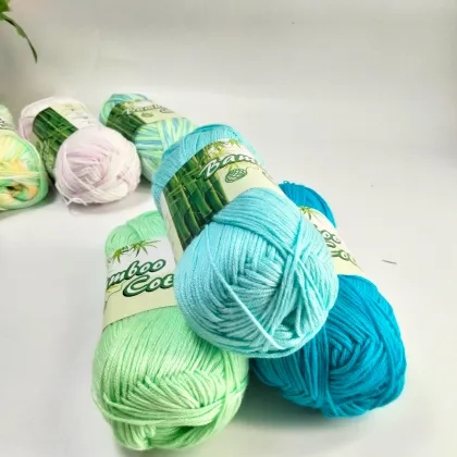 Wholesale 50G Baby Bamboo Yarn for Weaving: Hilo de Bambu