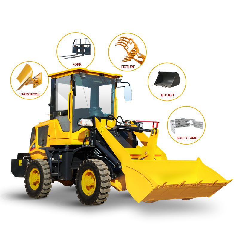 CE 1ton 2ton Mini Wheel Loader zum Verkauf