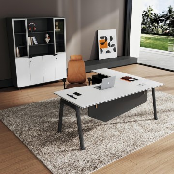 Modern Luxury CEO Executive Melamine Wooden Office Desk