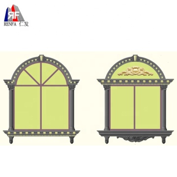 Plastic Fiberglass Silicone Rubber Mold for Window Decoration Arch