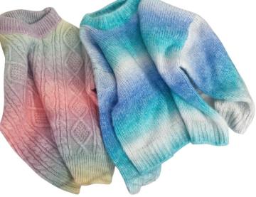 Custom kids tie dye sweater