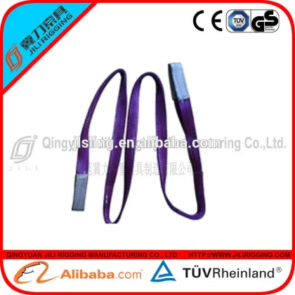 qingyuan webbing lifting sling polyester lifting belt