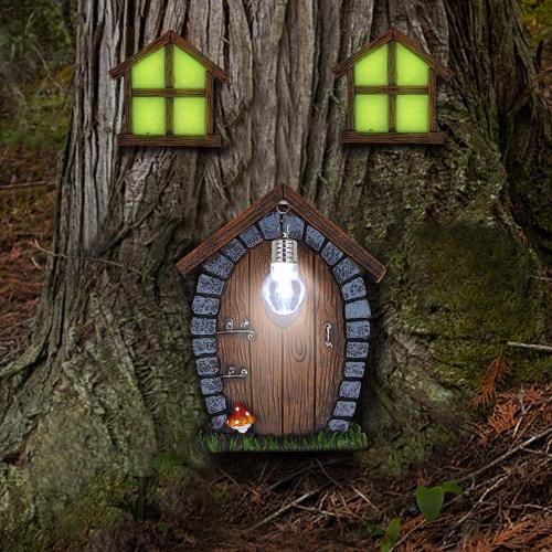  Solar Powered Fairy Gnome with Litter lamp Manufactory