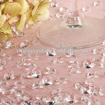 Sparking Acrylic Diamond Crystal Confetti Scatters for Wedding Party Table Centerpiece Decoration