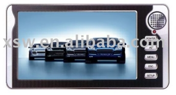 7" Car GPS Navigator with MP3/MP4/FM/MIC