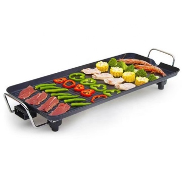 1400W 220V 50Hz Smokeless Indoor Electric Grills &amp; Griddles dengan Permukaan Non-Stick