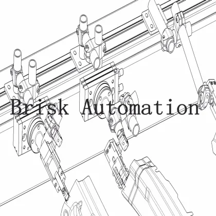 Pneumatic SMC Gripper for Auto Parts