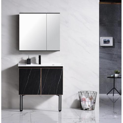 Black bathroom vanities stand for new