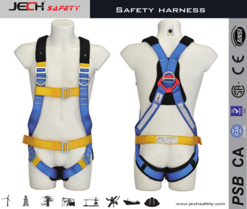 multi-purpose full body harness CE ANSI quality with comfort back pad