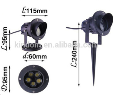 2016 Kindom popular trustworthy COB / high power 3/5/7/9/15W led lawn lamp