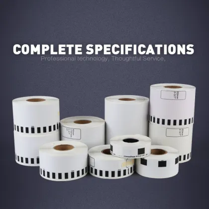 Brother 62x29x800m blank adhesive label paper