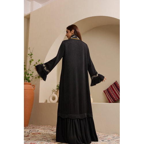 ست ابایای گلدوزی شده طلای مشکی