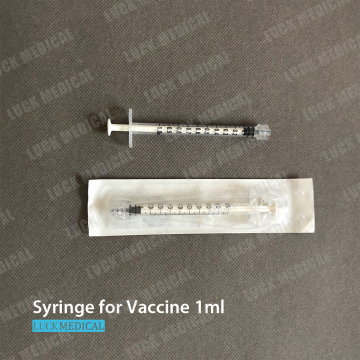 新型コロナウイルス用空シリンジワクチン 1ml
