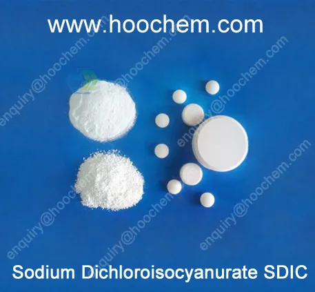 High Quality SDIC 60%,Sodium Dichloroisocyanurate Dihydrate HOOCHEMTEC