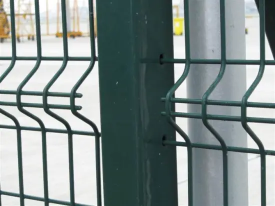 3d Curvy Anti-climb Vinyl Coated Welded Wire Mesh Panel Fence
