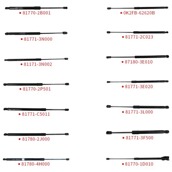 China Wholesale Gas Spring Struts for Hyundai and Kia Korean Car Tailgate