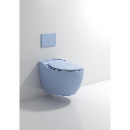 Big Size Printing Wall Hung Toilet With Tank