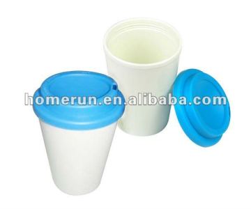 PP mug with silicone lid